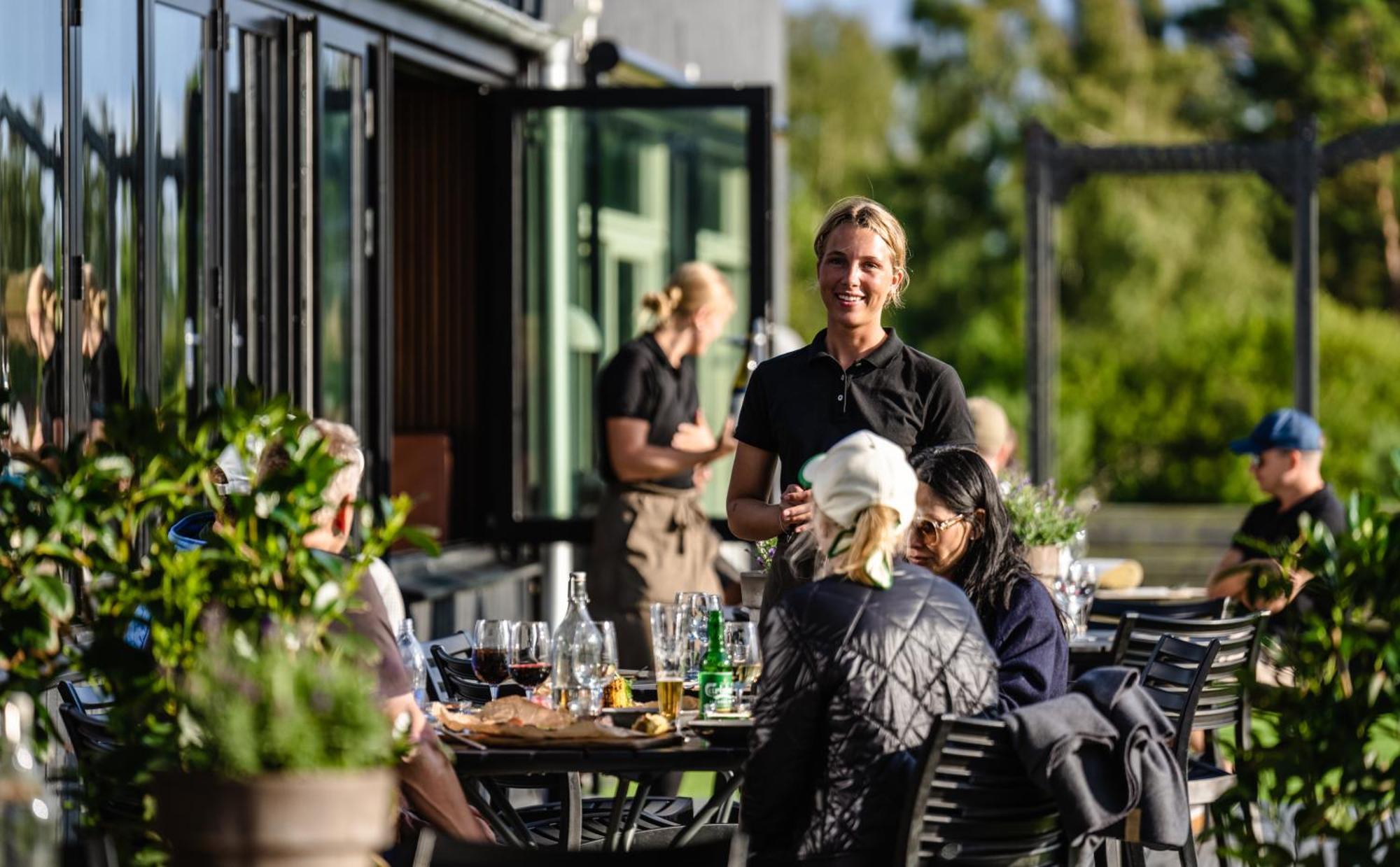Halmstad Golfarena Stugor Ngoại thất bức ảnh